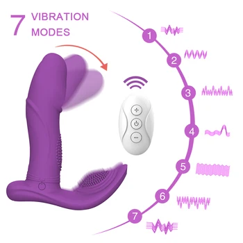Nositeľné Vibrátor Diaľkové Ovládanie Dildo Tri Motory G-spot Klitoris Stimulátor Žena Masturbator Dospelých, Sexuálne Hračky Pre Ženu A Muža