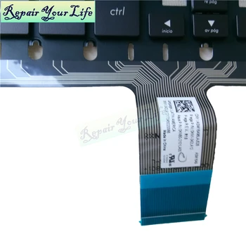 Notebook klávesnica pre ASUS UX330UA UX330 latinskej štandardné LA podsvietená klávesnica s novým 0KN1-342LA12 ASM16A96LAJ528