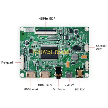 Notebook, Tablet, LCD Displej 10.1 Palcový 2K IPS Panel Displeja 2 560 X 1 600 2 Radič Rada EDP 45 Pin Reproduktor, Slúchadlá