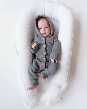 Novonarodené Dieťa, Chlapec, Dievča 0-24M Dlhý Rukáv Romper Jumpsuit Dojčenské Oblečenie Oblečenie