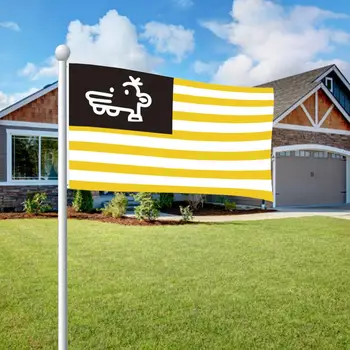 Nová Americká Vlajka 90*150 cm Americký obchod so Žltý Biely Prúžok Vlajka Manny Vlajka, Symbol Jednoty A Mieru Poklesu Prepravy