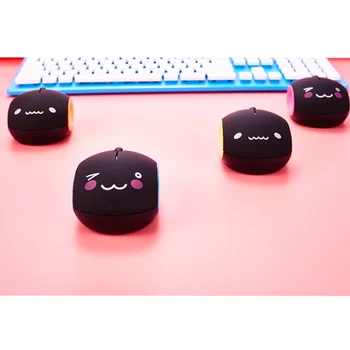 Nová Bezdrôtová Myš Roztomilý Kreslený Tichý Plnenie Gaming Mouse Mini Ružová Dievča počítačovú Myš pre Notebook Stolné Počítače
