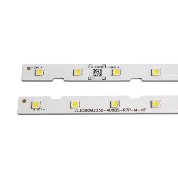 Nové 10PCS podsvietenie LED pásy pre Samsung UN58NU7100 UE58NU7100 un58nu710D UN58NU6080 LM41-00632A BN96-46866A JL.E580M2330-408BS