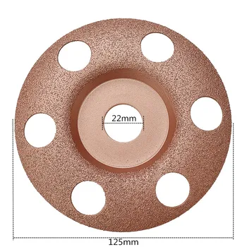 Nové 125 mm Vidieť Cez Disk Karbid Volfrámu Dreva Tvarovanie Jedlo drevorezbárstvo Disk pre uhlovú Brúsku