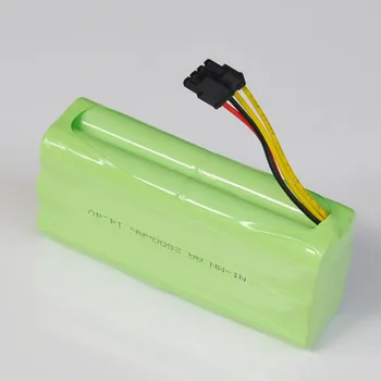 NOVÉ 14,4 V Ni-MH AA nabíjateľné batérie bunky Pack 2500MAH pre Ecovacs Deebot Deepoo X600 ZN605 ZN606 ZN609 Midea Vysávač