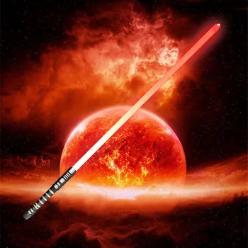 Nové 16 Farbu RGB Lightsaber USB Nabíjanie Jedi Sith Lukáš Sila Svetla Saber Zvuk Kov Rukoväť Meča Svetla Hračky
