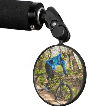 Nové 1Pcs Požičovňa Spätné 360 Otočiť Bezpečnosti Cycing Spätné Zrkadlo Bike Príslušenstvo Pre 18-25 MM MTB Bike Riadidlá Zrkadlá