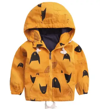 Nové 2018 jar, jeseň, zima Deti chlapec Oblečenie,chlapci cartoon vetru fleece vo vnútri vrchné oblečenie chlapec bunda Pre 2-8 Rokov deti
