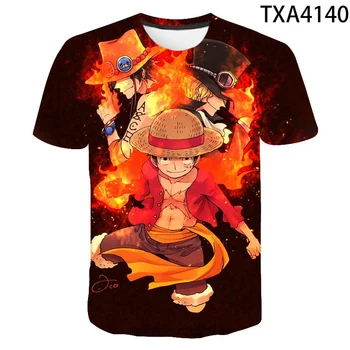 Nové 2020 Letné Jeden Kus Anime 3D T shirt Chlapec Dievča Deti Streetwear Módy Muži, Ženy, Deti Vytlačené T-shirt Pohode Topy Čaj