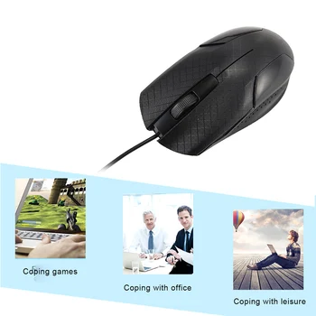 Nové 3000DPI Herné Optická Myš USB, Drôtová Myš, Myši Pre počítače Notebooky Notebook EM88
