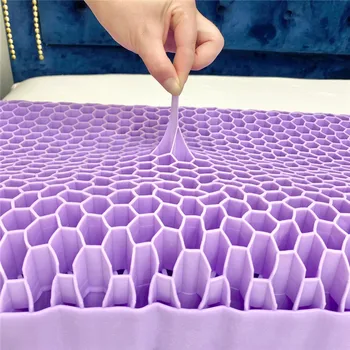 NOVÉ 3D Honeycomb Non-Tlaku Multifunkčné Dieťa Vankúš Vysoká Pružnosť Oprava Bolesť v Krku Masáž Pamäť Vankúš