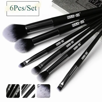 Nové 6Pcs Profesionálny Make-Up Štetce Nadácie Práškové Očné tiene Miešanie Kefa Pincel Maquiagem make-up Štetec, Sada Kit