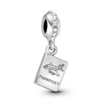 Nové 925 Sterling Silver Mini Pas Prívesok Charm Fit Pôvodné Pandora Náramok Šperky Darček