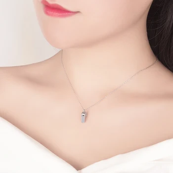 Nové 925 sterling silver whistle prívesok náhrdelník tvorivé strieborné šperky dievča populárne clavicle náhrdelník narodeninám bijoux