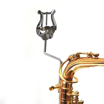 Nové Alto Tenor Saxofón Pochodu Spektrum Klip Notového Klip Z Nehrdzavejúcej Ocele Sax Lýra Notového Svorka-Držiak Na