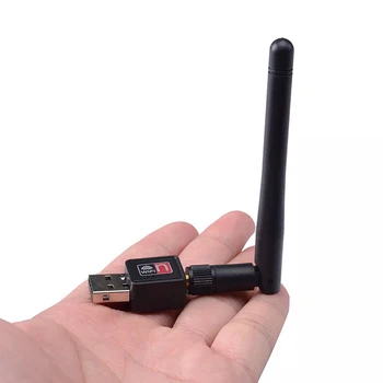 Nové ArrivalB 2.0 150mbps 2db WiFi Bezdrôtové Sieťové Karty 802.11 b/g/n LAN Adaptér s otočná Anténa