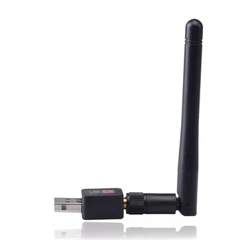 Nové ArrivalB 2.0 150mbps 2db WiFi Bezdrôtové Sieťové Karty 802.11 b/g/n LAN Adaptér s otočná Anténa
