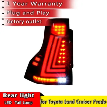 Nové Auto Styling pre Toyota PÔDY CRUISER PRADO LC150 GRJ150 koncových svetiel Zadné Jazdy Svetlo + Brzdové Svetlo + Svetla Cúvaní