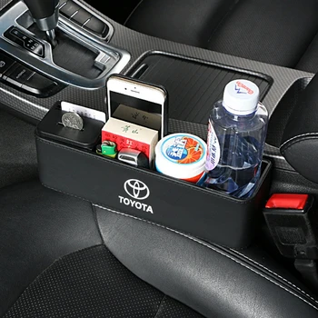 NOVÉ Auto Styling PU Kožené Mobilný Telefón Majiteľa Skladovanie Taška Auto Organizátor Prípade Visí na Toyota Crown Reiz Corolla Camry