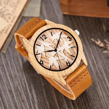 Nové Bambusu alebo Jazda na Dizajn Imitácia Dreva Sledovať Muži Ženy Pár Náramkové hodinky Drevené Hodinky Akrylátové Muž Hnedé Náramkové Hodiny Reloj