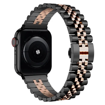 Nové correa pre apple hodinky se popruh série 6 5 4 44 mm 40 mm kapela Pevný Náramok z Nerezovej Ocele pre iwatch pásma 3 42 38 mm popruh