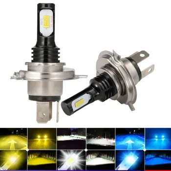 Nové CSP Mini h7 LED žiarovky H4 Pre Automobilových Svetlometov Žiarovka led H8 H11 Hmlové svetlo HB3 9005 HB4 4300K 6000K 8000K dc svetlo led para auto 12V
