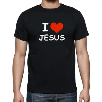 NOVÉ DETI PÁNSKE DÁMSKE MILUJEM JEŽIŠA KRISTA NÁBOŽENSTVO BOH VEĽKONOČNÉ T SHIRT VEKU Bežné pride t shirt mužov Unisex Nové Módne tričko