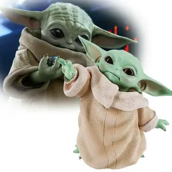 Nové Dieťa Yoda Grogu Akcie Obrázok Bábiky Hračky Zber Mandalorian Roztomilý Yoda Obrázok Bábiky Hračky Narodeninám Darčeky pre Deti