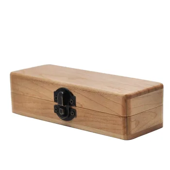 Nové drevené úložný box s rolling zásobník prírodné ručne vyrábané drevené tabaku a bylinné úložný box fajčenie potrubných armatúr