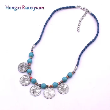 Nové dámske strapec náhrdelník české vintage zliatiny vyhlásenie náhrdelník ručné perličiek náhrdelník ženy módne šperky