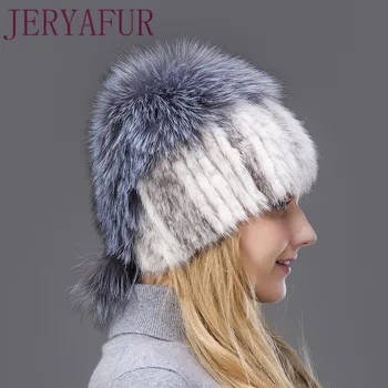 Nové fashionabl kvality vynikajúce horúce čistý klobúk dosť žien Skutočný prírodný silver fox kožušiny jeseň a v zime sa voda noriek kožušiny klobúk