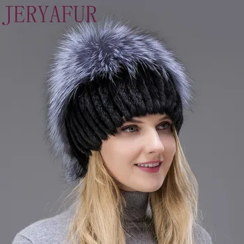 Nové fashionabl kvality vynikajúce horúce čistý klobúk dosť žien Skutočný prírodný silver fox kožušiny jeseň a v zime sa voda noriek kožušiny klobúk
