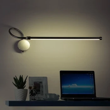 Nové Flexibilné Hadice 9W LED lampa na Čítanie Wall mount štúdia svetiel spínač posteli spálňa LED svetlo zrkadlo šaty tabuľka osvetlenie podprsenka