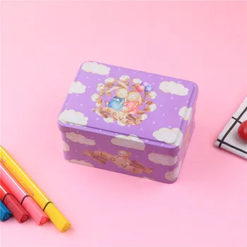 Nové Graffiti Štýl Úložný Box S Vekom Krakovaný Matné Cookie Tin Candy Box Luxusnej Darčekovej krabičke 12*9*6typ
