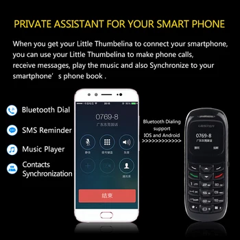 Nové GTSTAR mini70 pro Mini Bluetooth Slúchadlo Telefónu Komunikátor je Bezdrôtové Stereo Slúchadlá Vrecku Podporu SIM Karty Vytáčanie Hovoru pk bm50
