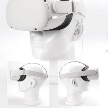 Nové Hluku Izolačné Slúchadlá Pre Oculus Quest 2 VR Headset,s 3D 360-Stupňový Zvuk Do Uší Oculus Quest 2 VR Slúchadlá