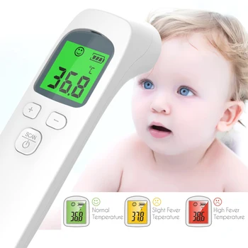 NOVÉ Infračervené elektronický teplomer pre domácnosť deti baby teplomer lekársky presnosť ušný teplomer Pulz Prst Oximeter