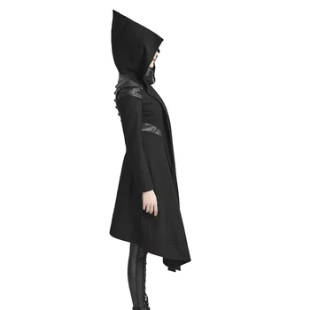 Nové Jeseň Gotická Priekopa Vintage Módy Ženy Zvrchníky Štíhle Dievčatá Zime Teplé čierna Žena Gotický Dlhé Kabáty