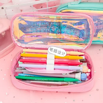Nové Kawaii Peračník Veľkú Kapacitu Pencilcase Školy Pero Prípade Dodávky Ceruzka Taška Školy Box Ceruzky Puzdro Na Písacie Potreby