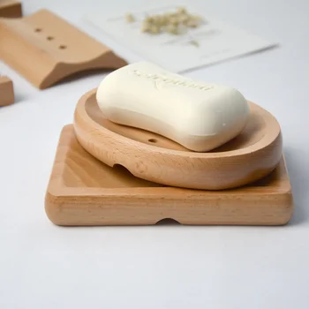 Nové Kreatívne Prírodné Bambusové Drevené Mydlo Jedlo Soapbox Mydla, Držiak Sprchy Zásobník Draing Rack Kúpeľňových Doplnkov