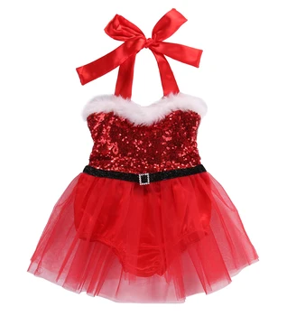 Nové Krásne Vianočné Dieťa, Baby, Dievčatá, Potápačské Šaty Svadobné Party Sequin Tylu Batoľa Detský Baby Dievčatá Oblečenie Šaty