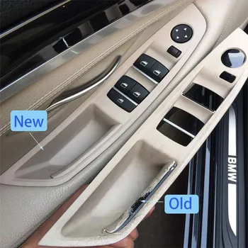 Nové LHD Ovládač Strane Interiérové Dvere, Rukoväť, Panel Kryt pre BMW Série 5 F10 F11 F18 520 523 525 528 530