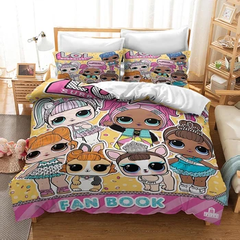 Nové LOL prekvapenie bábika posteľná bielizeň nastaviť perinu a vankúš bytový textil domáce dekorácie pomôcok pre deti narodeninám