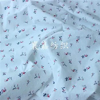 Nové Malé Kvetinové Bavlna Polka Dot Znížiť Textílie detské Oblečenie dámske Blúzky a Sukne Textílie