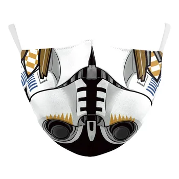 Nové Mandalorian Yoda Baby Star Wars Darth Vader Cosplay Maska Stormtrooper Bavlna Umývateľný protiprachová Športové Priedušná Masky