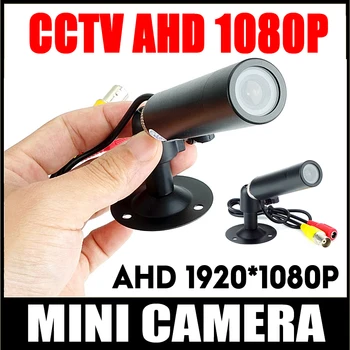 Nové Mini CCTV KAMERA HD AHD 1080P 2MP hviezdne svetlo Nepremokavé Micro Dohľadu Malých anti-Vandal Black Metal Bullet Bezpečnosti