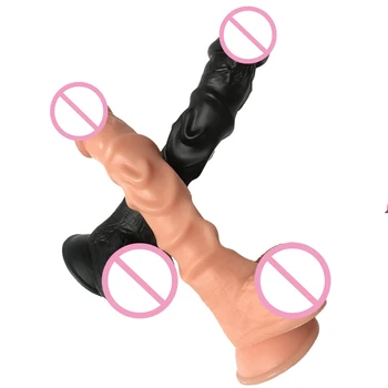 Nové Modely Veľké Dildo Realistického Obrovské Umelé Penisy Umelý Penis Sex Produkt Pre Ženy Čierne Dildo Prísavky Žena Masturbator