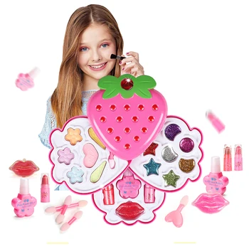 Nové Módne Girl Make Up Súprava Detí Predstierajú, Že Hrať Hračky Princeznej Make-Up Set Bezpečné, Netoxické Dievčatá Obliekanie Kozmetické Nechty