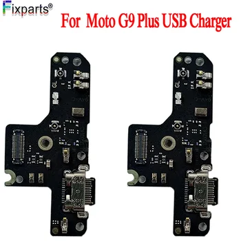 Nové Nabíjačky Doske PCB Flex Pre Motorola Moto G9 Plus USB Rada Port Konektor Dock Plnenie Stužkový Kábel S Mikrofónom
