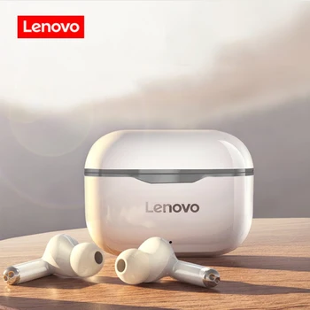 NOVÉ Originálne Lenovo LP1 TWS Bezdrôtové Slúchadlá Bluetooth 5.0 Dual Stereo Zníženie Hluku Basy Touch Ovládania Dlhý Pohotovostný 300mAH